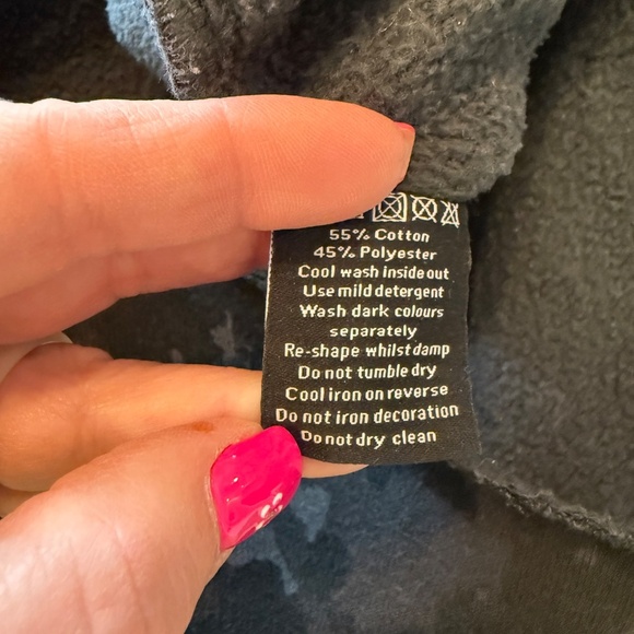 Alphalete Camo Cropped Hoodie Sweatshirt 45231 - Picture 10 of 12